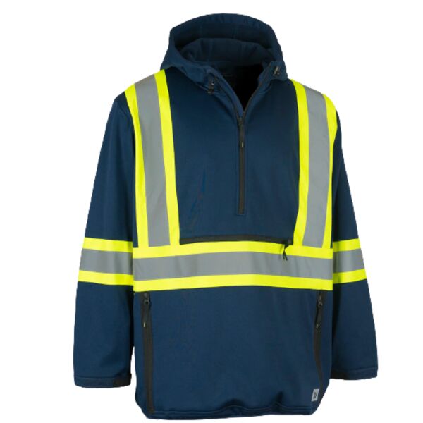 Hi Vis Safety Anorak Pullover Softshell Thumbnail