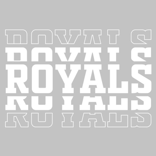 Royals Stacked Sticker Thumbnail