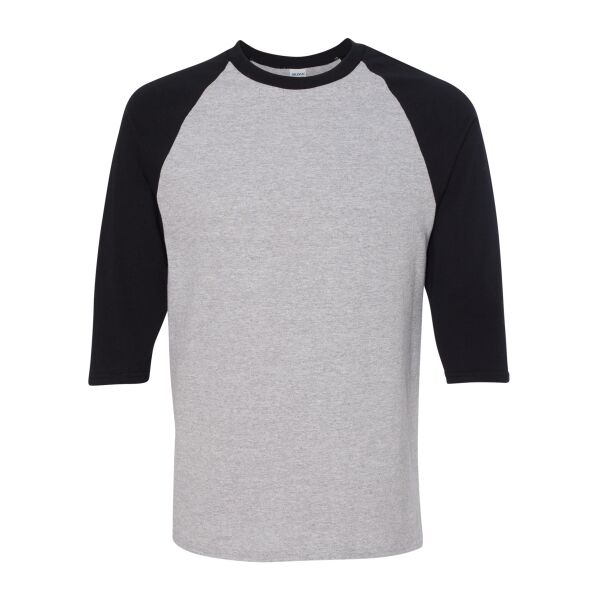 Heavy Cotton™ Raglan Three-Quarter Sleeve T-Shirt Thumbnail